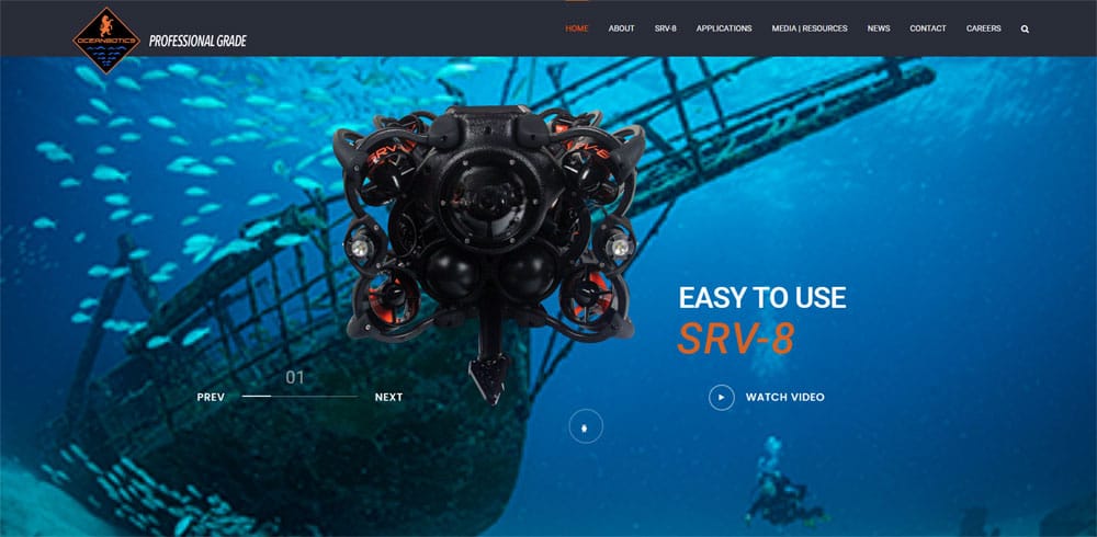 Underwater Navigation Systems Web Design Orange County 6
