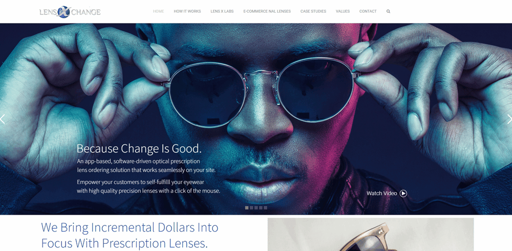 Eyewear Web Design, Optometry Website Designers 3
