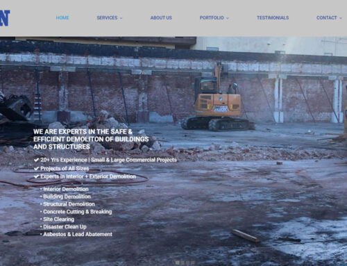 Demolition Company Web Design Services