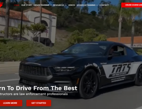 Driving School Website Design Company, Irvine Ca