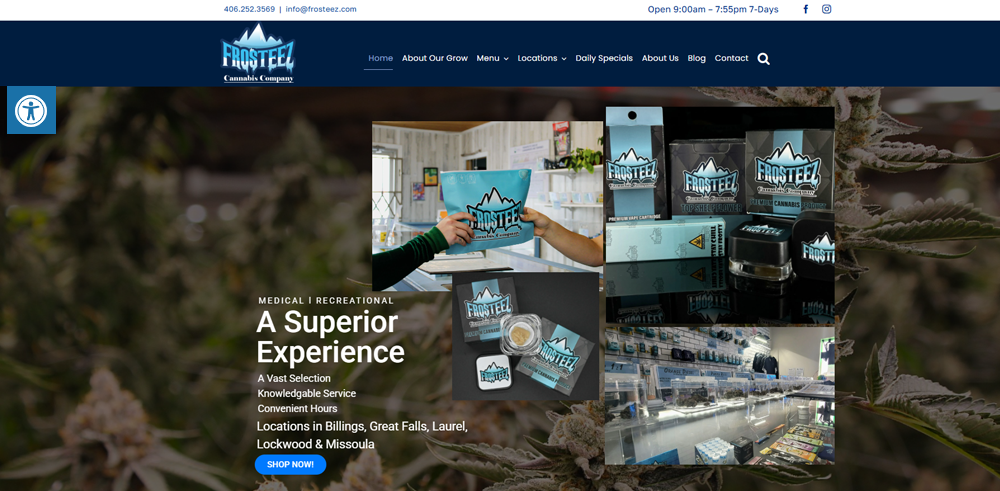 Cannabis Dispensary Web Design Service